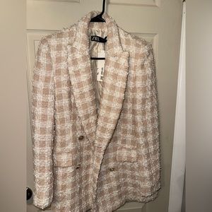 Zara Tweed Blazer NWT